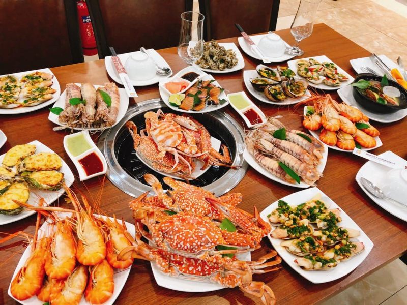 Hải sản tươi ngon hấp dẫn thực khách